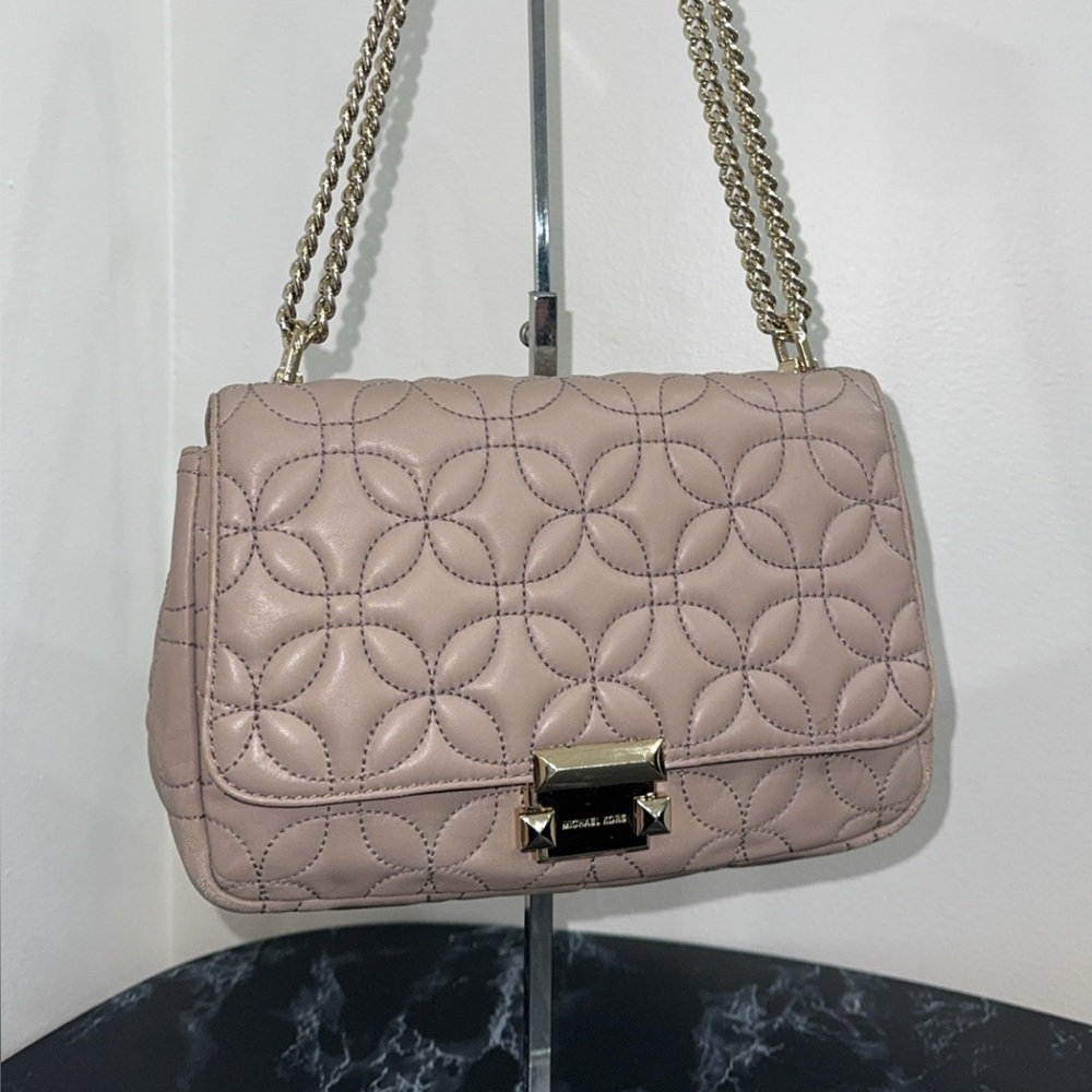 Michael Kors Sloan Large Quilted Chain Shoulder Bag AUTHENTIC - Picture 3 of 14